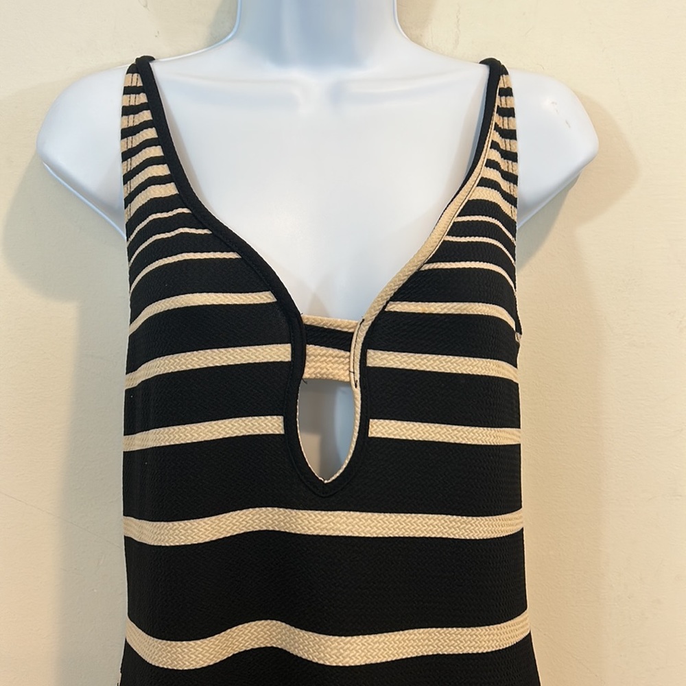 Brat Star Sleeveless Multi Strip Dress Size XL - Picture 2 of 9